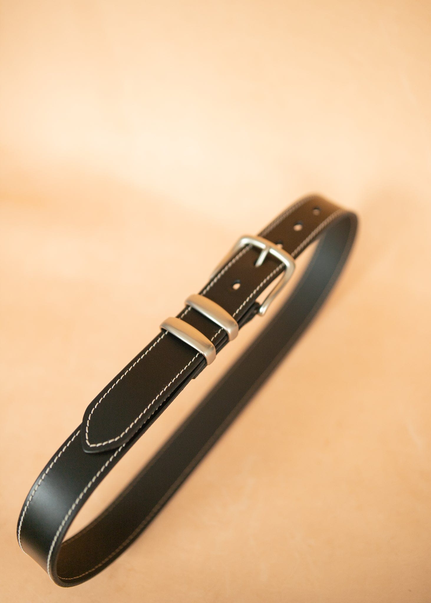 The Real McCaul Leathergoods Belts Rancher Belt 38mm - Black Australian Made Australian Owned Australian Made Solid Leather Full Grain Rancher Belt- Black