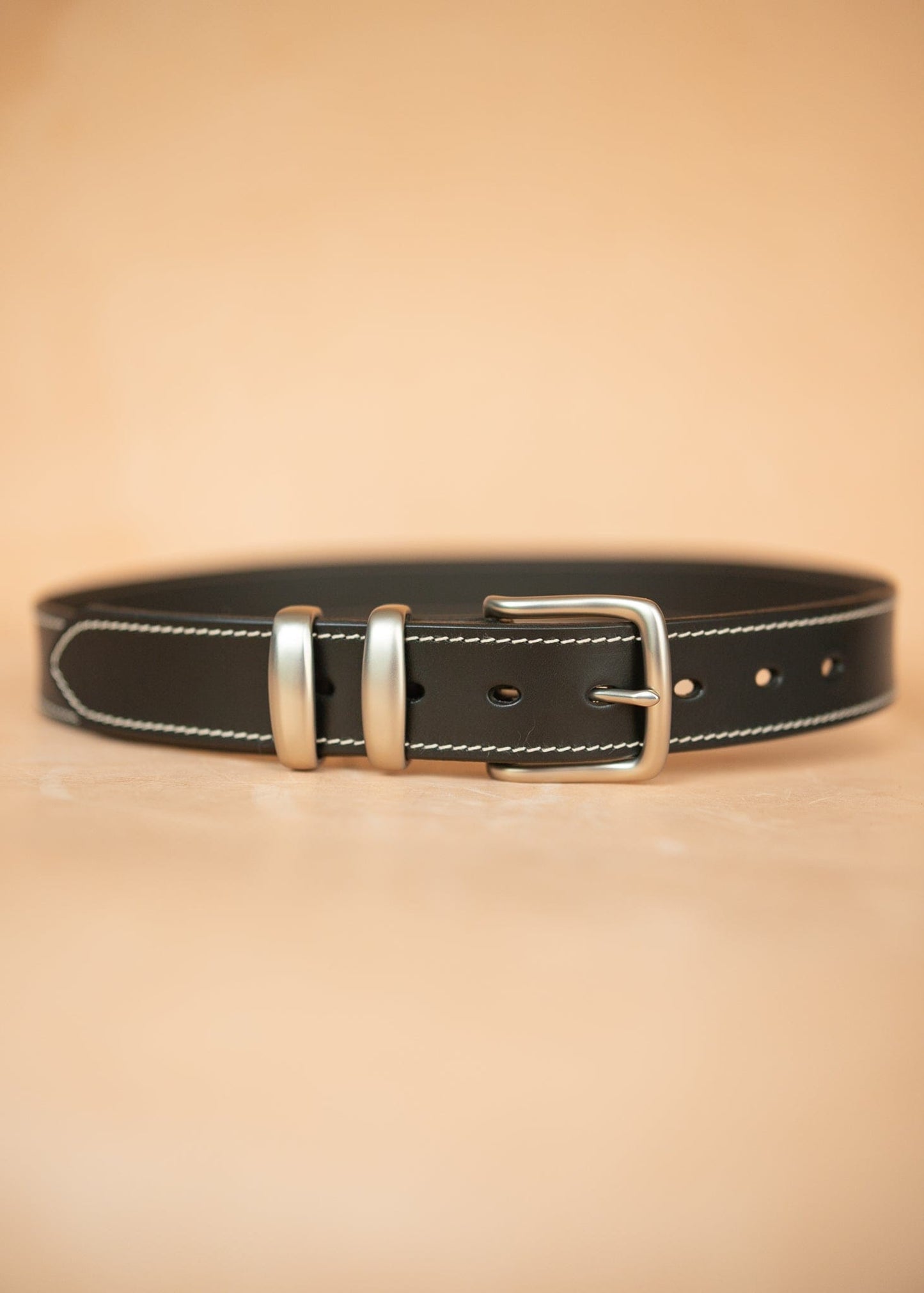 The Real McCaul Leathergoods Belts Rancher Belt 38mm - Black Australian Made Australian Owned Australian Made Solid Leather Full Grain Rancher Belt- Black