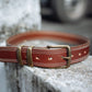 The Real McCaul Leathergoods Belts Serge Belt 38mm - Double Stitch - Cognac Australian Made Australian Owned Australian Made Solid Leather Full Grain Rancher Belt- Black