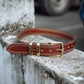 The Real McCaul Leathergoods Belts Serge Belt 38mm - Double Stitch - Cognac Australian Made Australian Owned Australian Made Solid Leather Full Grain Rancher Belt- Black