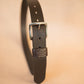 The Real McCaul Leathergoods Belts Silver / 30” (77cm) Legacy Casual Belt 38mm - Dark Brown Australian Made Australian Owned Solid Leather Men's Belt - Handmade in Australia - Dark Brown - Brass Buckle