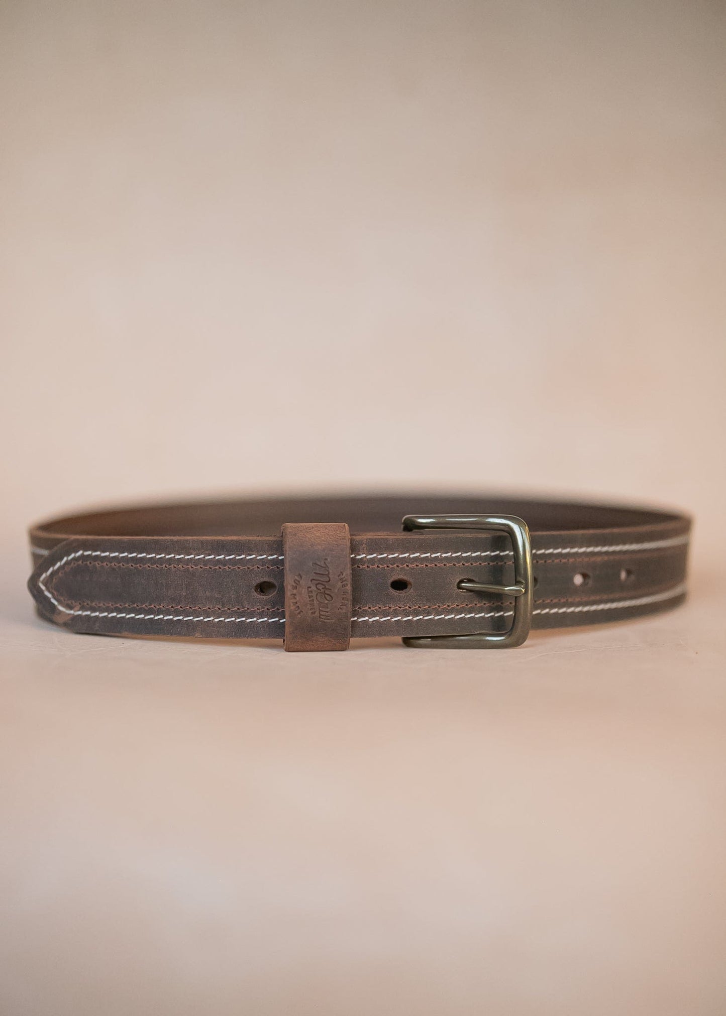The Real McCaul Leathergoods Belts The Danny Belt - 38mm Australian Made Australian Owned Australian Made Solid Leather Full Grain Dress Belt- Black