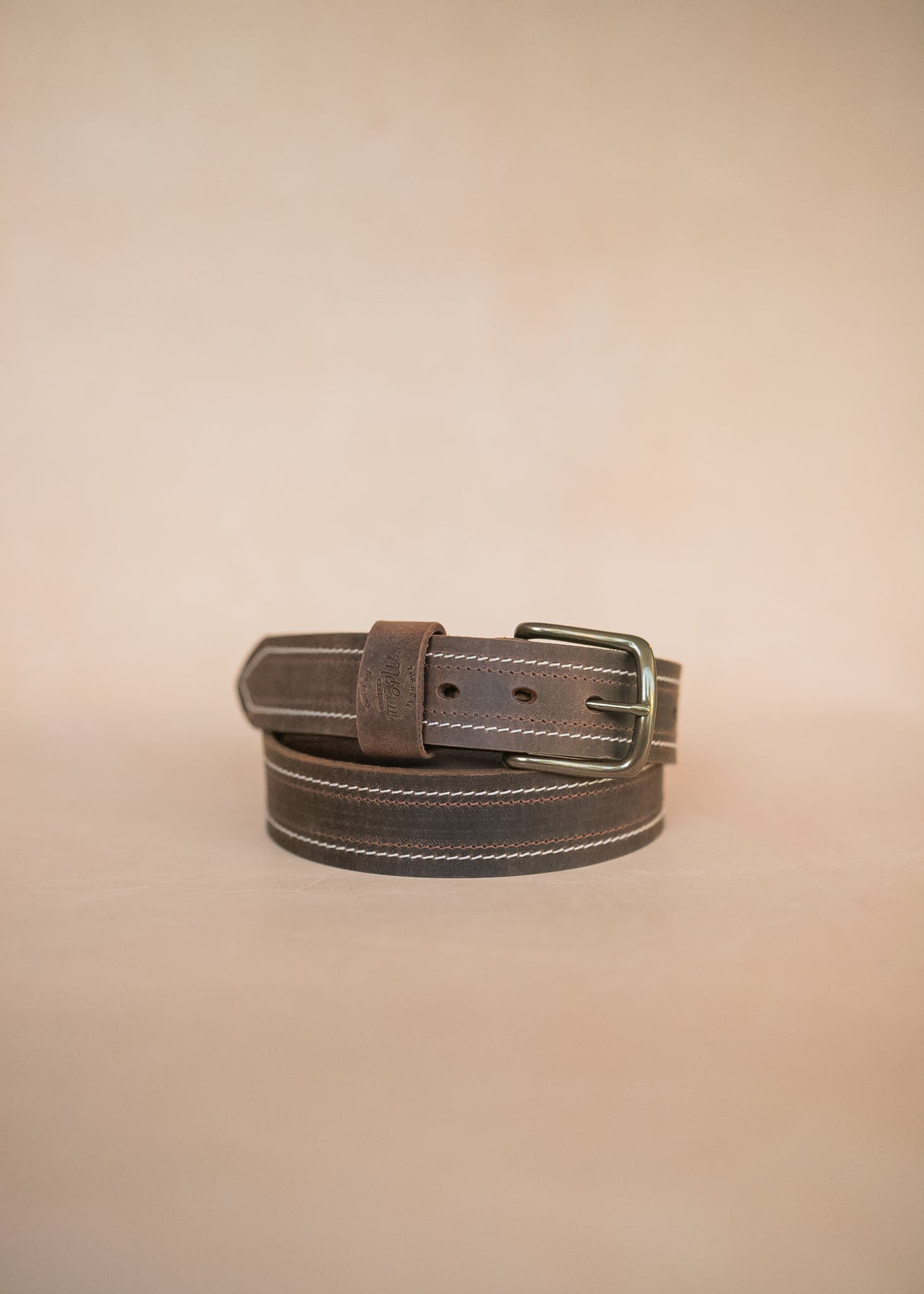 The Real McCaul Leathergoods Belts The Danny Belt - 38mm Australian Made Australian Owned Australian Made Solid Leather Full Grain Dress Belt- Black