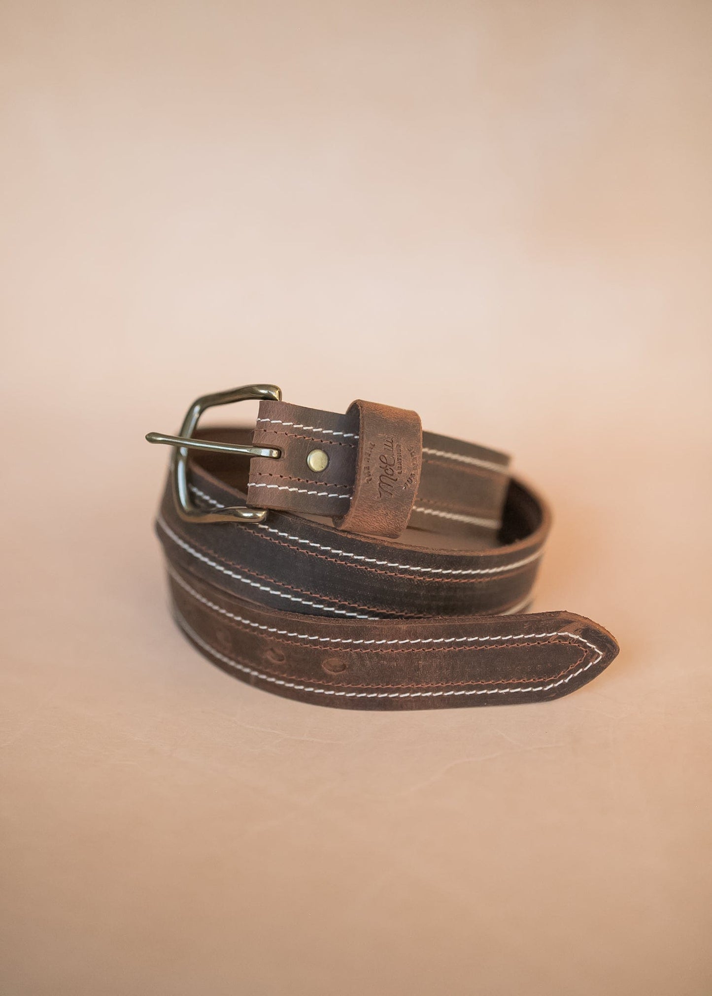 The Real McCaul Leathergoods Belts The Danny Belt - 38mm Australian Made Australian Owned Australian Made Solid Leather Full Grain Dress Belt- Black