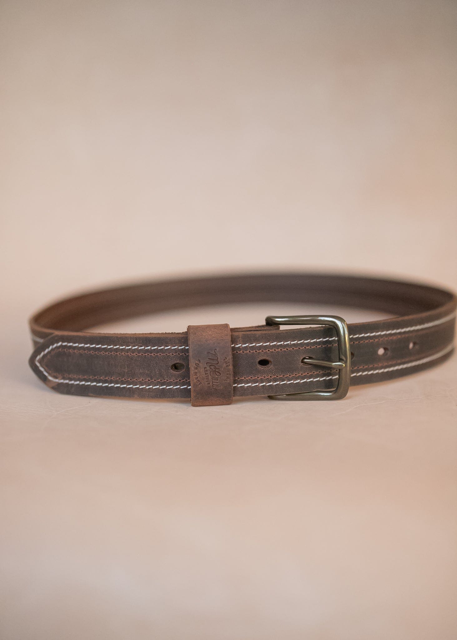The Real McCaul Leathergoods Belts The Danny Belt - 38mm Australian Made Australian Owned Australian Made Solid Leather Full Grain Dress Belt- Black