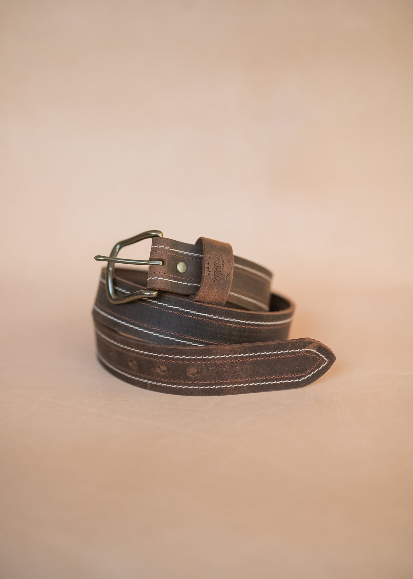 The Real McCaul Leathergoods Belts The Danny Belt - 38mm Australian Made Australian Owned Australian Made Solid Leather Full Grain Dress Belt- Black