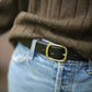 The Real McCaul Leathergoods Belts The Faridah Belt Australian Made Australian Owned Solid Leather Men's Belt - Handmade in Australia - Brass Buckle