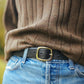 The Real McCaul Leathergoods Belts The Faridah Belt Australian Made Australian Owned Solid Leather Men's Belt - Handmade in Australia - Brass Buckle