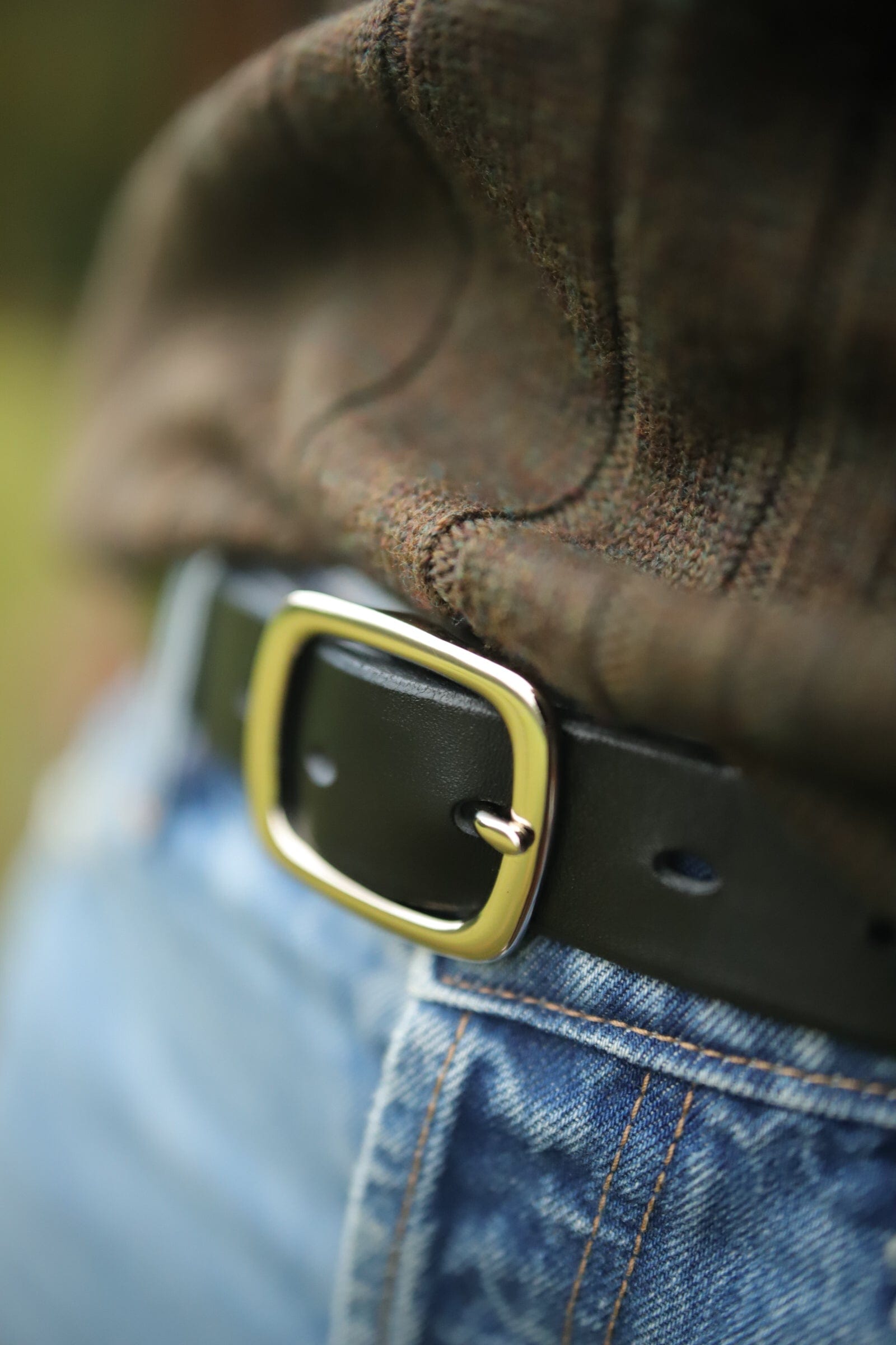 The Real McCaul Leathergoods Belts The Faridah Belt Australian Made Australian Owned Solid Leather Men's Belt - Handmade in Australia - Brass Buckle