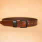 The Real McCaul Leathergoods Belts The Luke Belt 38mm Australian Made Australian Owned Australian Made Solid Leather Full Grain Wide Belt Men's - Brown