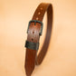 The Real McCaul Leathergoods Belts The Luke Belt 38mm Australian Made Australian Owned Australian Made Solid Leather Full Grain Wide Belt Men's - Brown