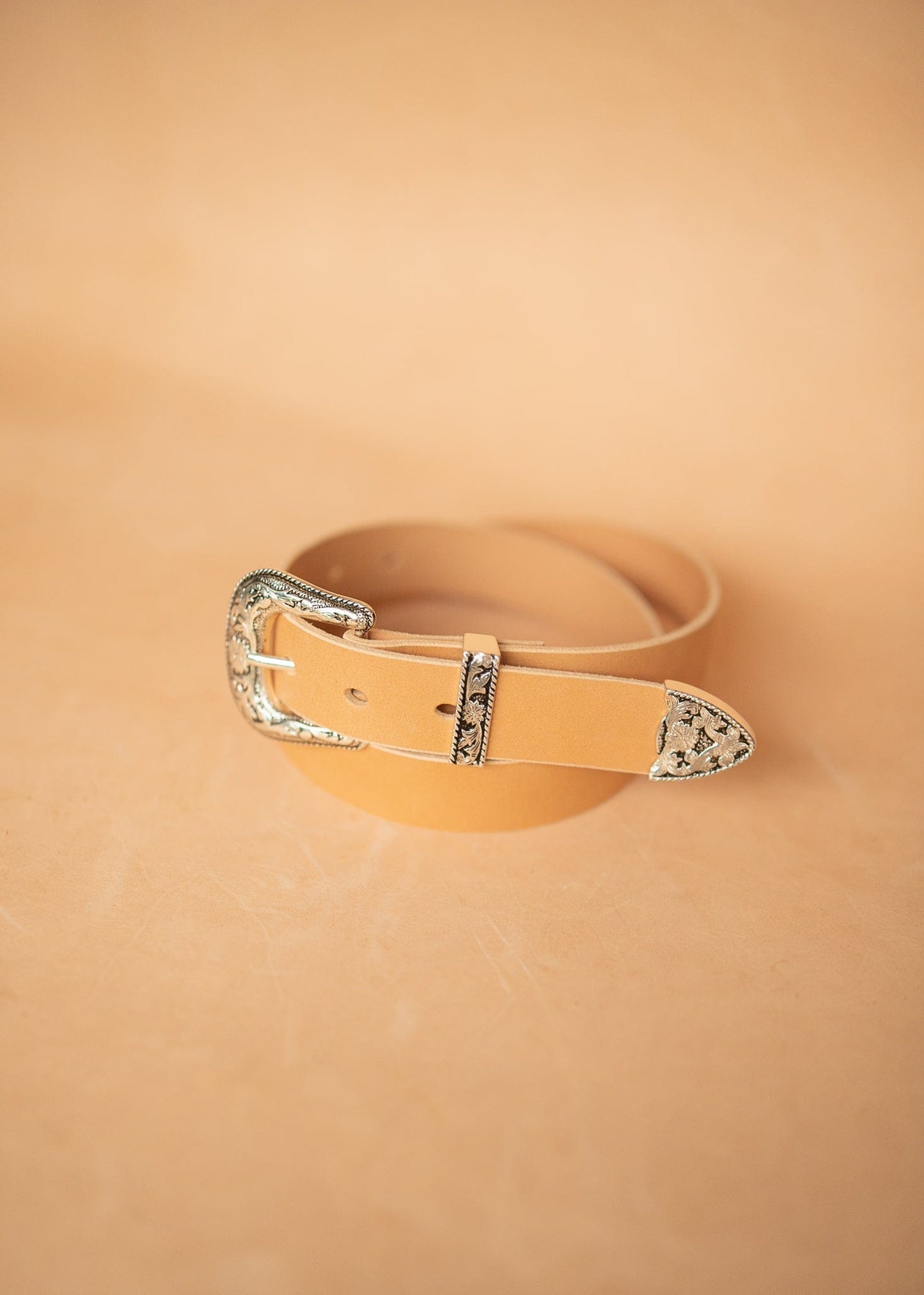 The Real McCaul Leathergoods Belts Western Style Buckle Belt - 30mm - Natural Australian Made Australian Owned Croc Embossed Genuine Leather Western Women's Belt - 30mm - Black