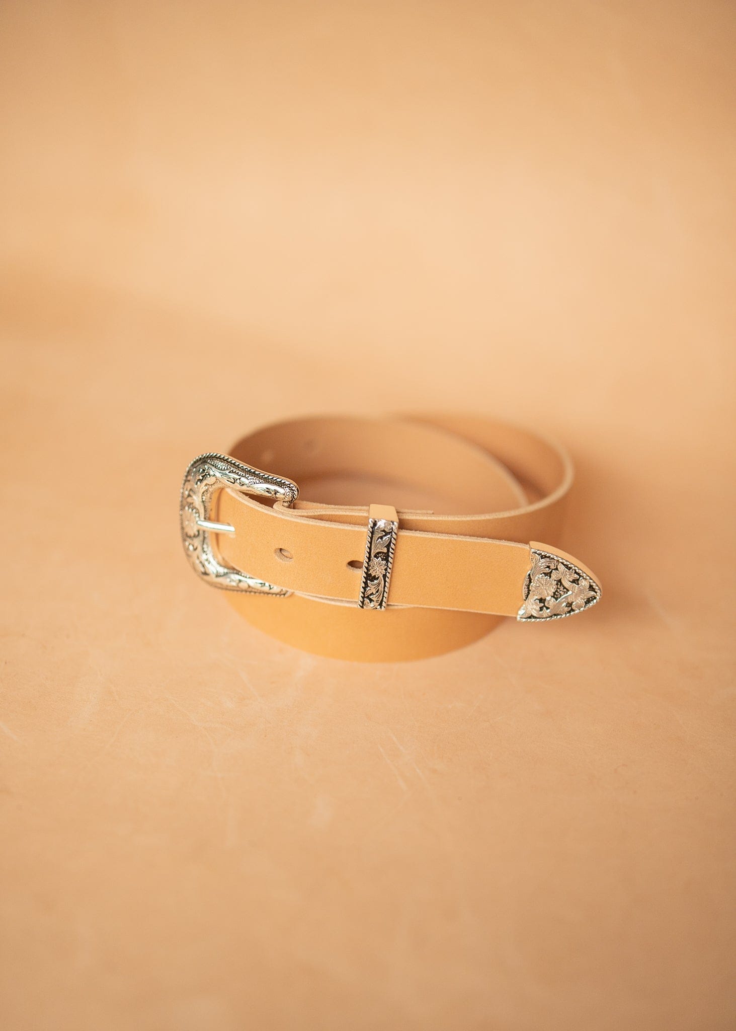 The Real McCaul Leathergoods Belts Western Style Buckle Belt - 30mm - Natural Australian Made Australian Owned Croc Embossed Genuine Leather Western Women's Belt - 30mm - Black