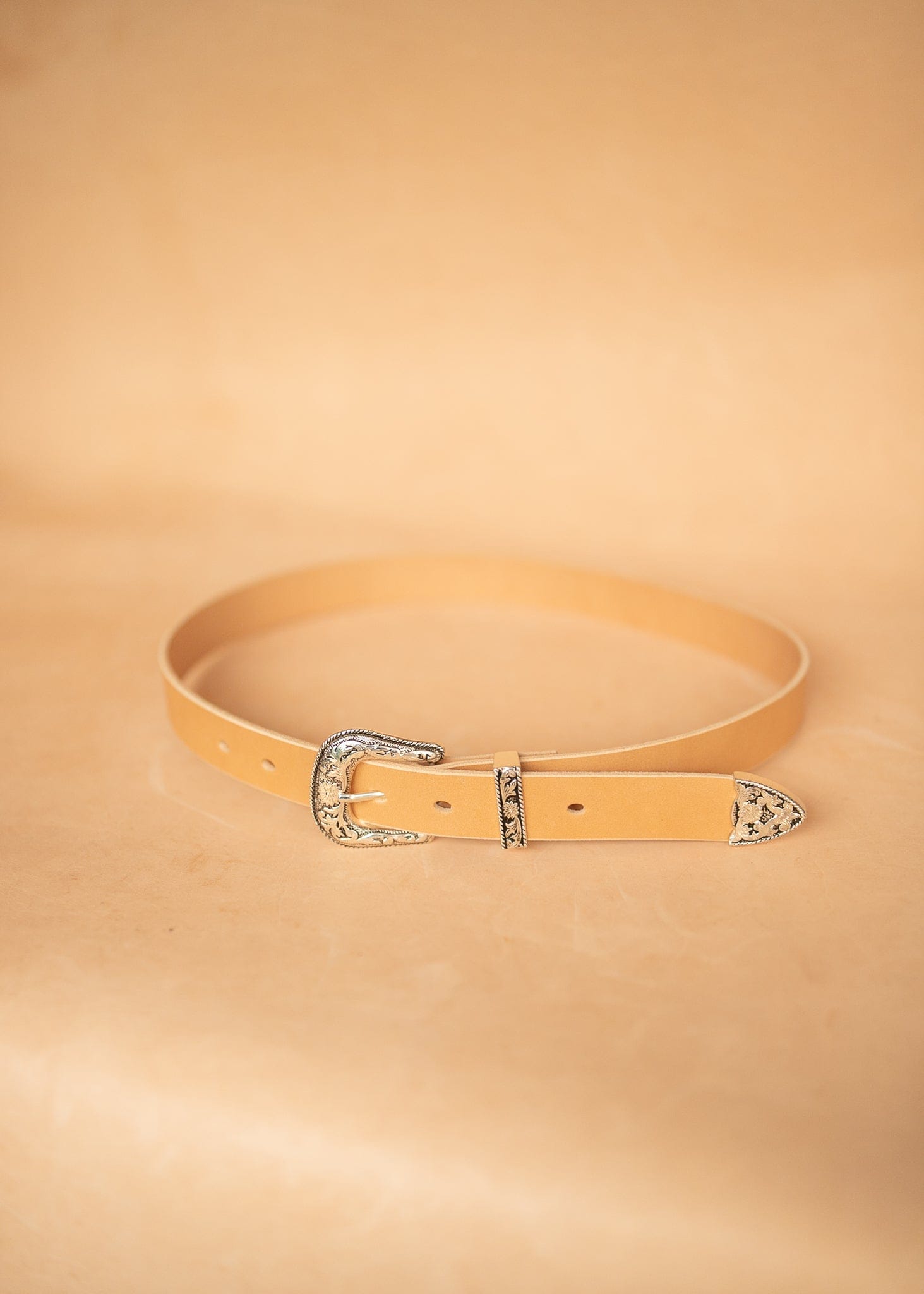 The Real McCaul Leathergoods Belts Western Style Buckle Belt - 30mm - Natural Australian Made Australian Owned Croc Embossed Genuine Leather Western Women's Belt - 30mm - Black