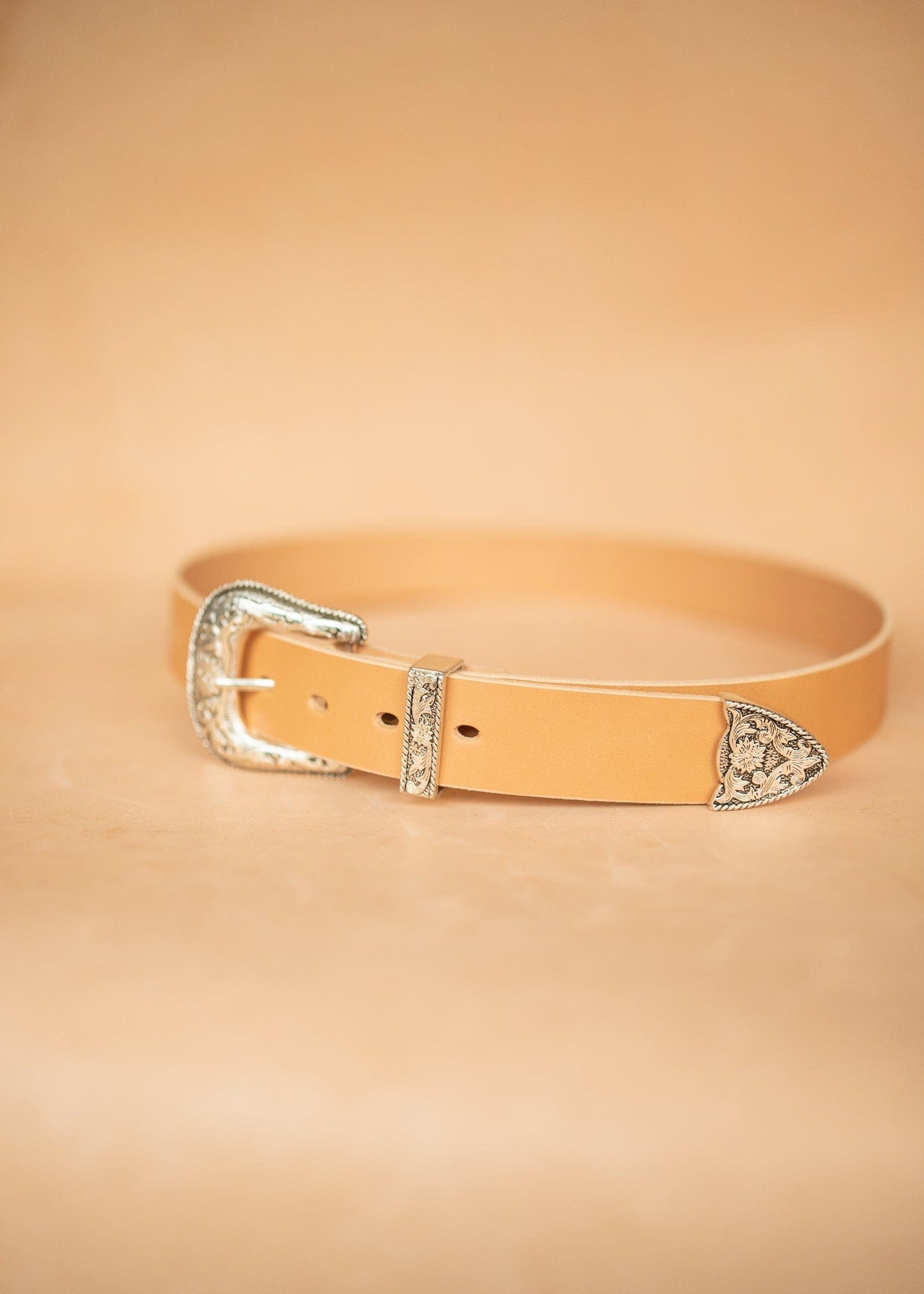 The Real McCaul Leathergoods Belts Western Style Buckle Belt - 38mm - Natural Australian Made Australian Owned Croc Embossed Genuine Leather Western Women's Belt - 30mm - Black