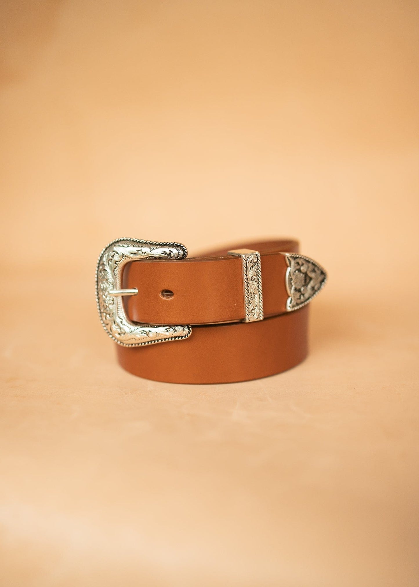 The Real McCaul Leathergoods Belts Western Style Buckle Belt - 38mm - Tan Australian Made Australian Owned Croc Embossed Genuine Leather Western Women's Belt - 30mm - Black