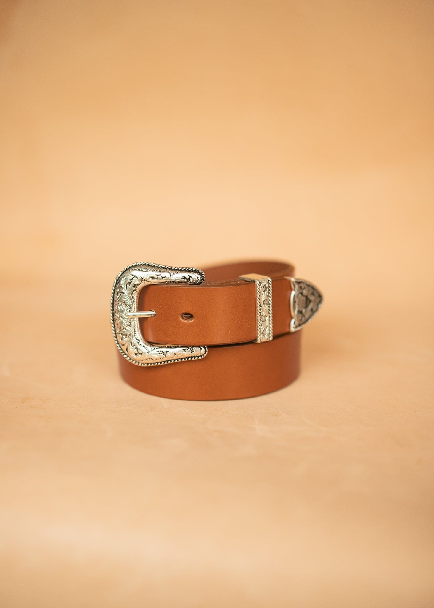 The Real McCaul Leathergoods Belts Western Style Buckle Belt - 38mm - Tan Australian Made Australian Owned Croc Embossed Genuine Leather Western Women's Belt - 30mm - Black