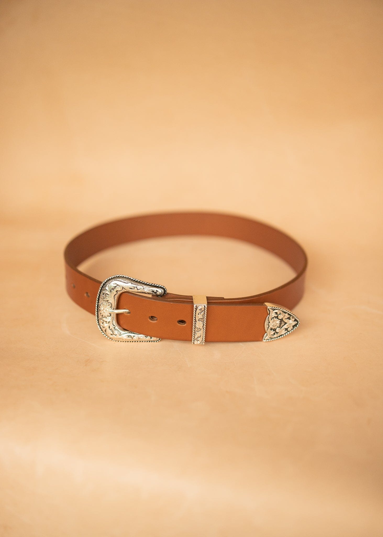 The Real McCaul Leathergoods Belts Western Style Buckle Belt - 38mm - Tan Australian Made Australian Owned Croc Embossed Genuine Leather Western Women's Belt - 30mm - Black