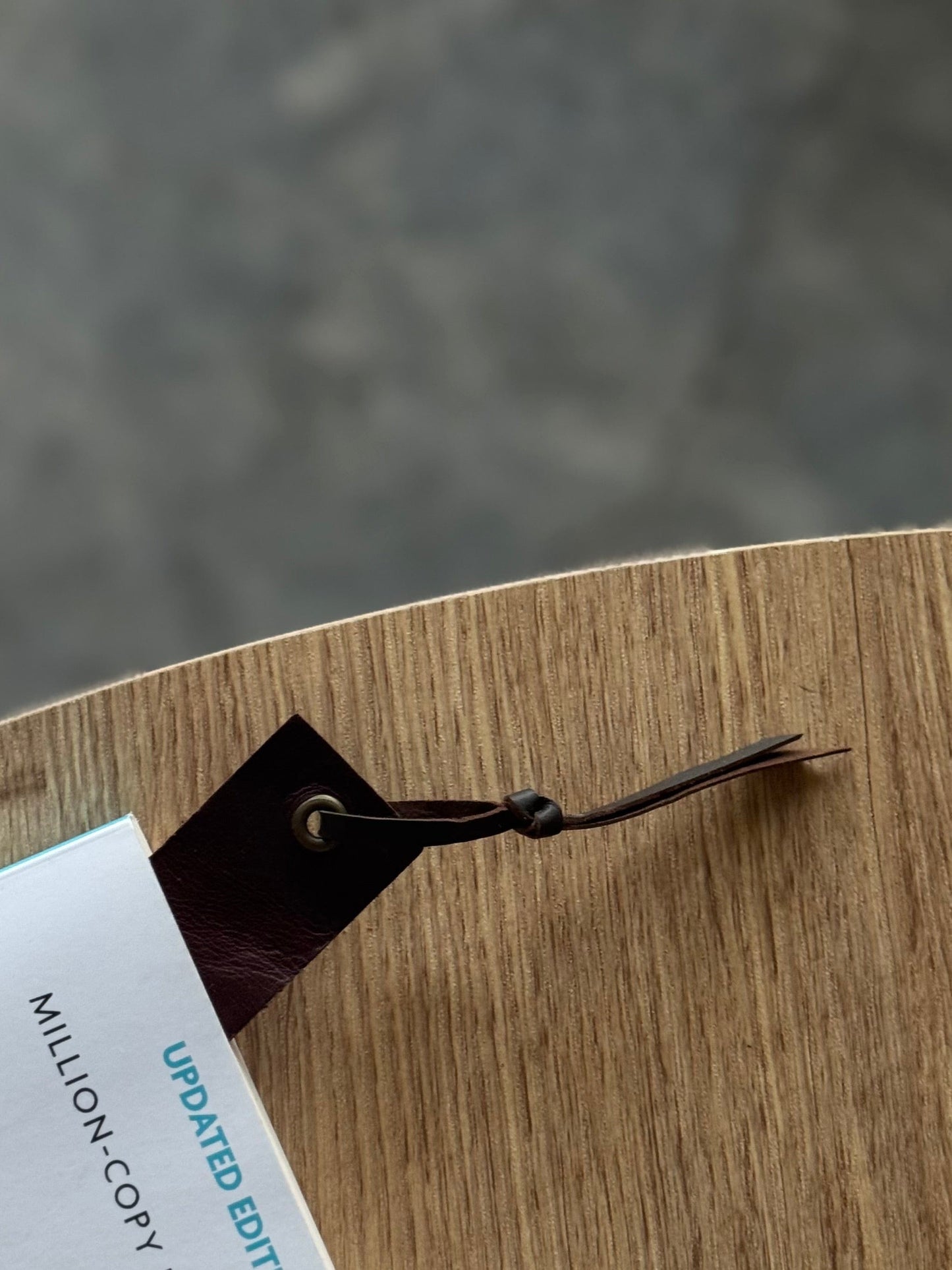 The Real McCaul Leathergoods Bookmark Australian Made Australian Owned Leather Bookmark Handmade in Australia