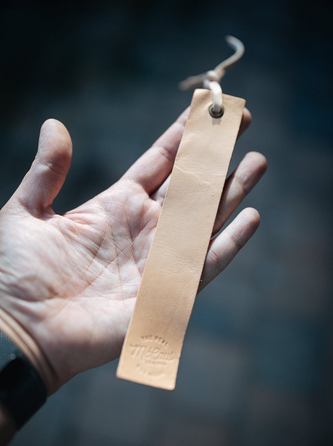 The Real McCaul Leathergoods Bookmark Australian Made Australian Owned Leather Bookmark Handmade in Australia