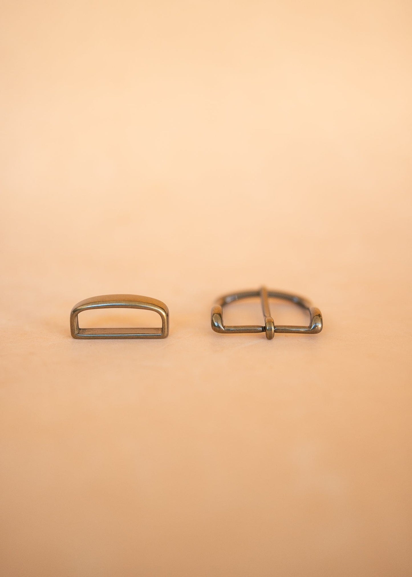 The Real McCaul Leathergoods Buckle Solid Brass Belt Buckle Set - 38mm - Antique Brass Australian Made Australian Owned Solid Brass Belt Buckle Set - 38mm - Antique Brass