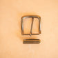 The Real McCaul Leathergoods Buckle Solid Brass Belt Buckle Set - 38mm - Antique Brass Australian Made Australian Owned Solid Brass Belt Buckle Set - 38mm - Antique Brass
