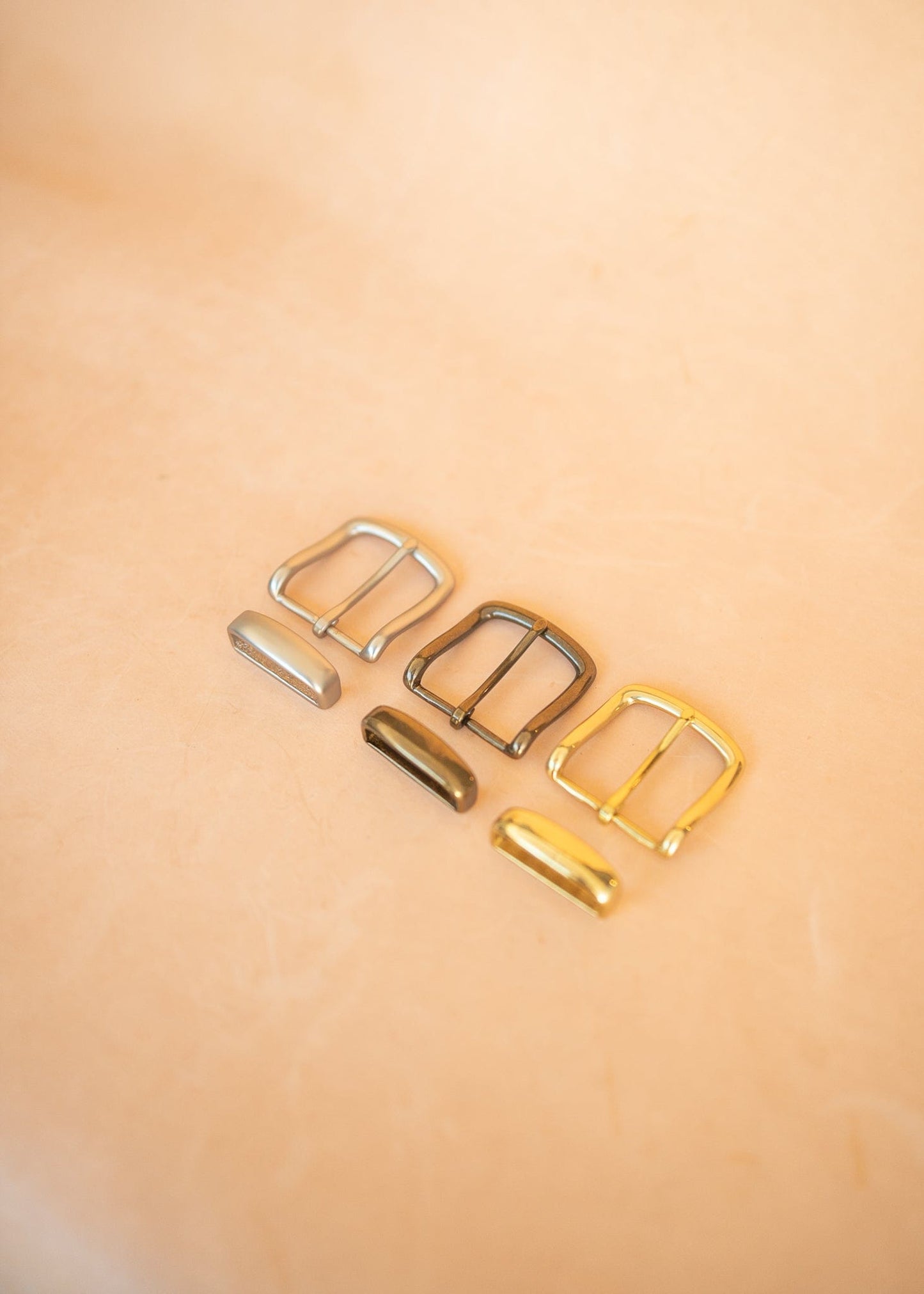The Real McCaul Leathergoods Buckle Solid Brass Belt Buckle Set - 38mm - Gold Australian Made Australian Owned Solid Brass Belt Buckle Set - 38mm - Gold