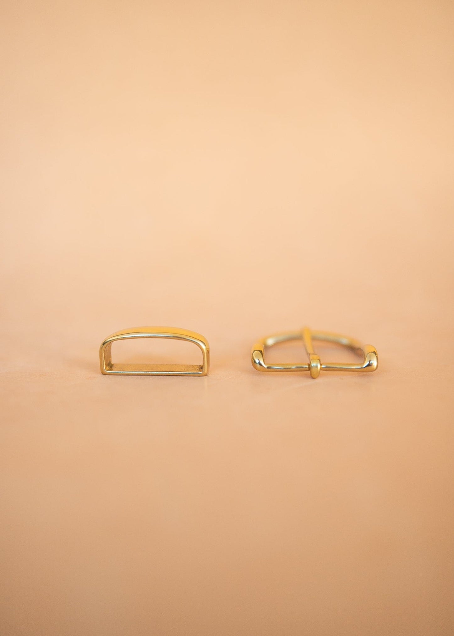 The Real McCaul Leathergoods Buckle Solid Brass Belt Buckle Set - 38mm - Gold Australian Made Australian Owned Solid Brass Belt Buckle Set - 38mm - Gold