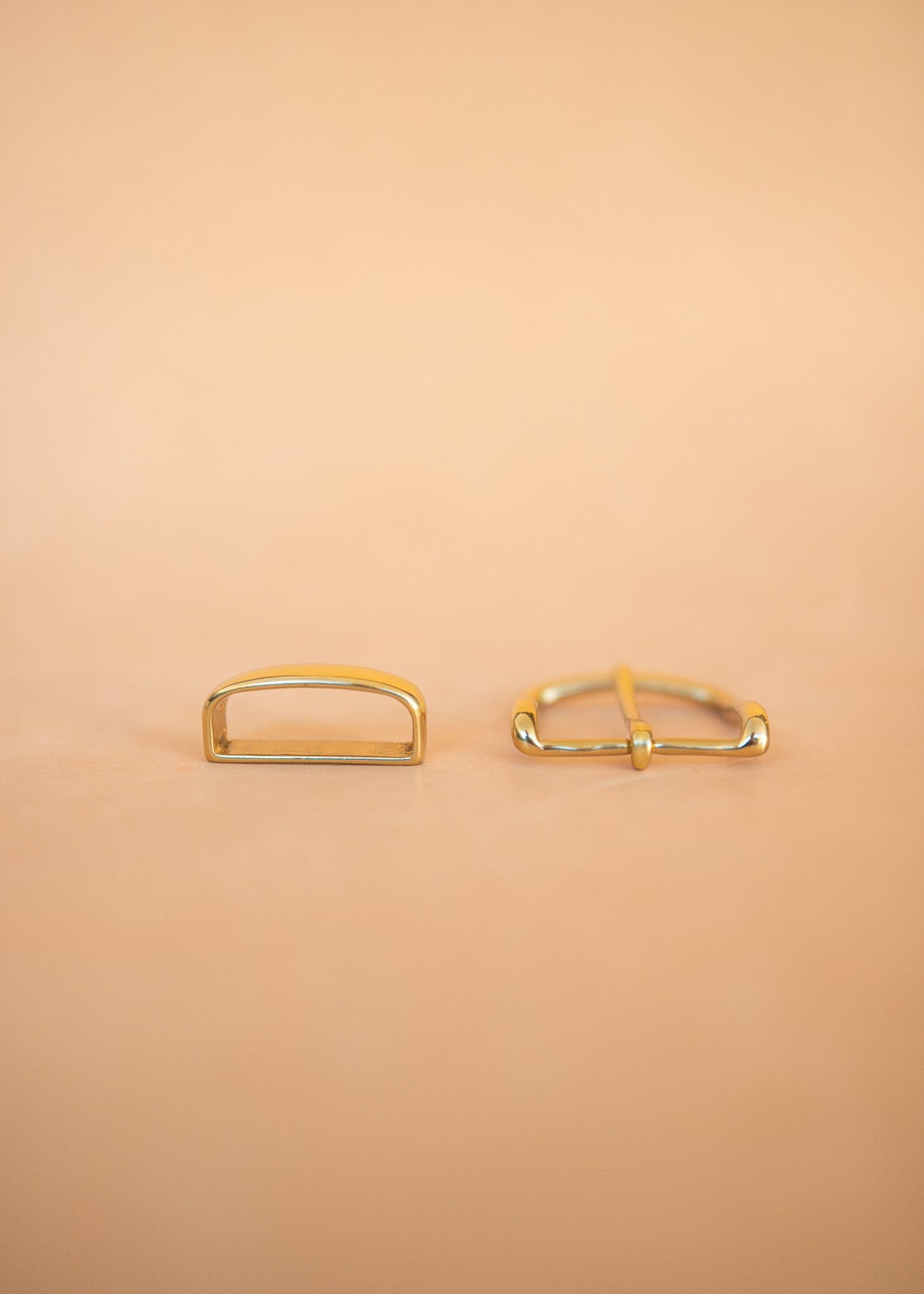 The Real McCaul Leathergoods Buckle Solid Brass Belt Buckle Set - 38mm - Gold Australian Made Australian Owned Solid Brass Belt Buckle Set - 38mm - Gold