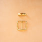 The Real McCaul Leathergoods Buckle Solid Brass Belt Buckle Set - 38mm - Gold Australian Made Australian Owned Solid Brass Belt Buckle Set - 38mm - Gold