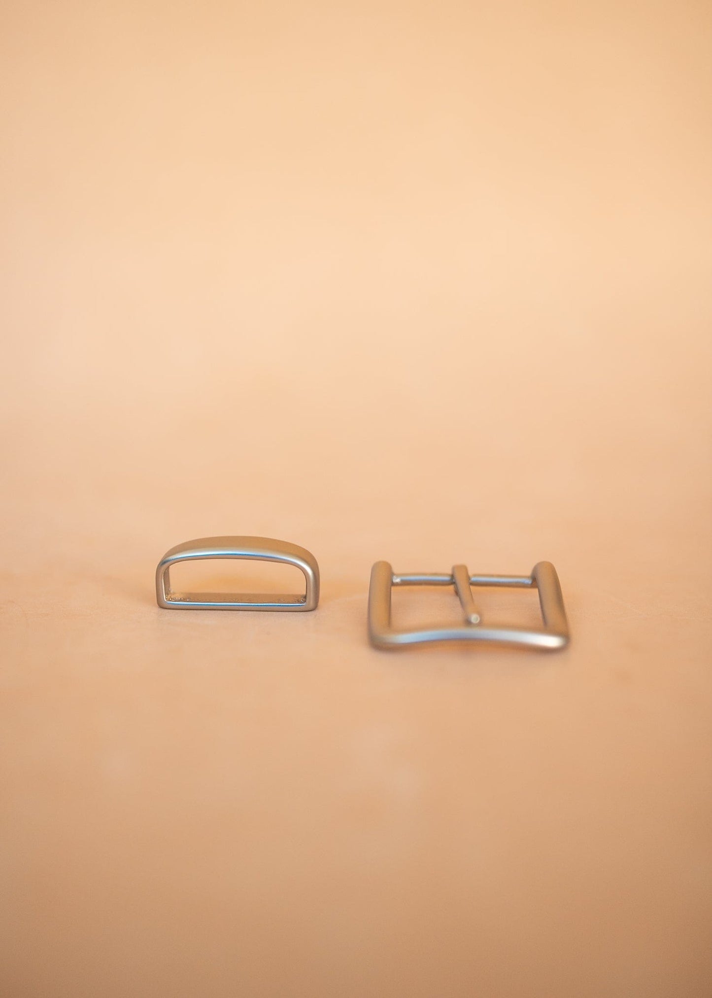 The Real McCaul Leathergoods Buckle Solid Brass Belt Buckle Set - 38mm - Silver Australian Made Australian Owned Solid Brass Belt Buckle Set - 38mm - Silver