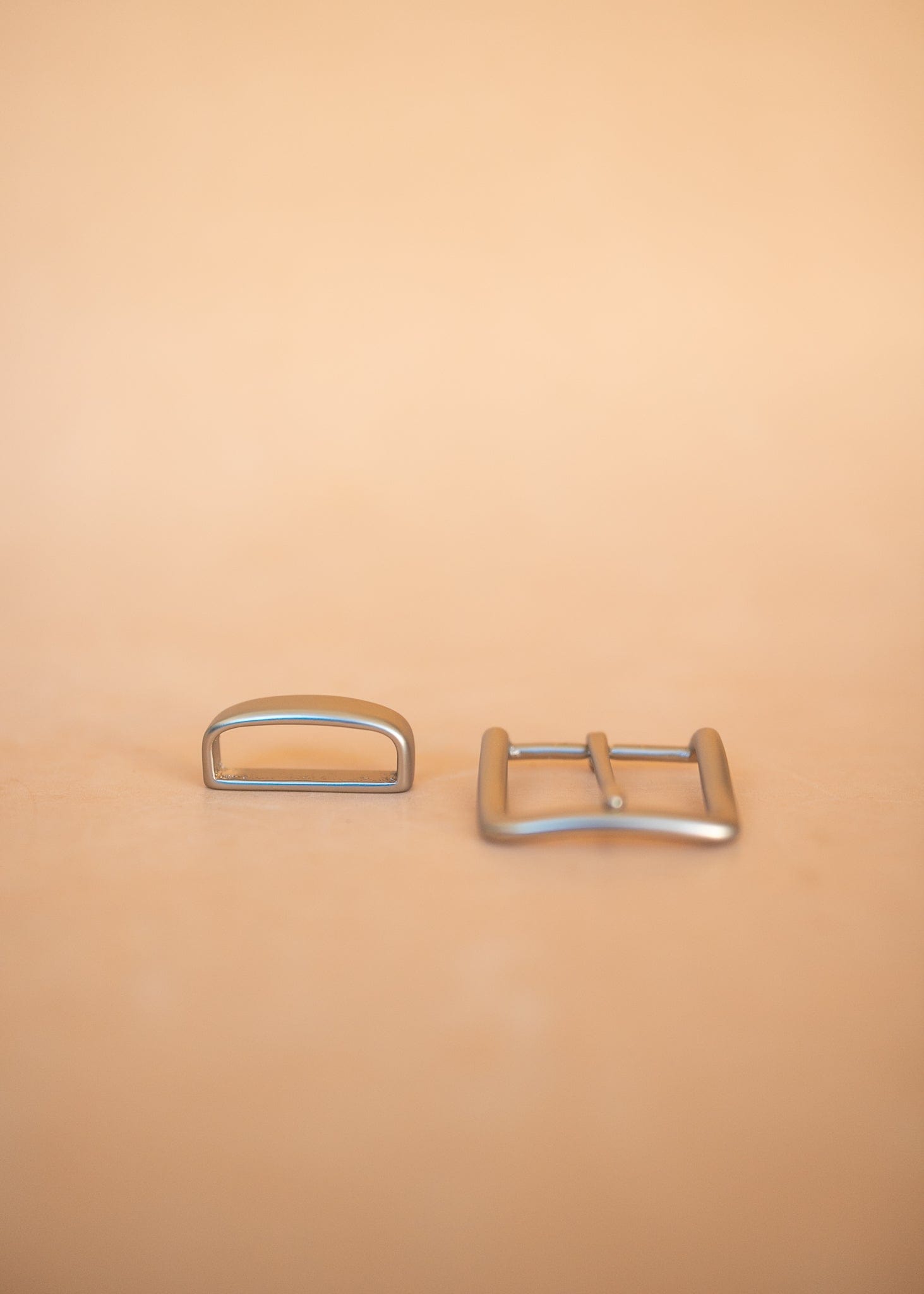 The Real McCaul Leathergoods Buckle Solid Brass Belt Buckle Set - 38mm - Silver Australian Made Australian Owned Solid Brass Belt Buckle Set - 38mm - Silver