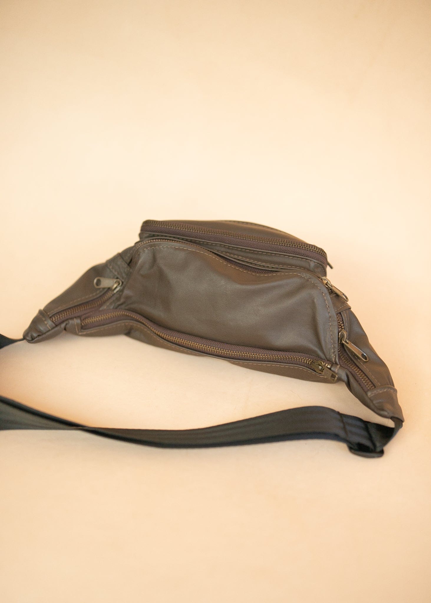 Deluxe Leather Bum Bag Handmade in Australia YKK Zips – The Real