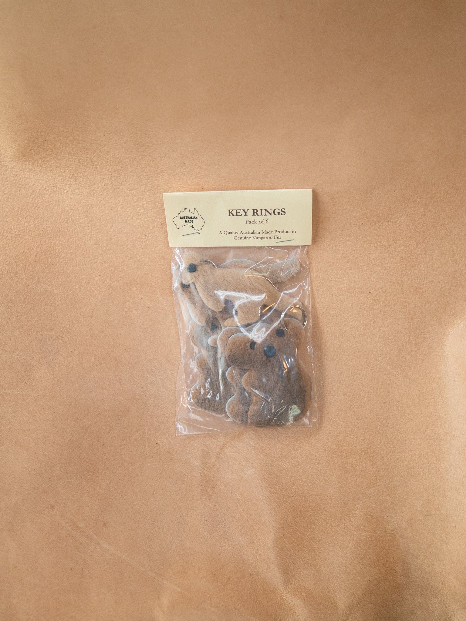 The Real McCaul Leathergoods Cuddles Koala Keyring Souvenir Australian Made Australian Owned