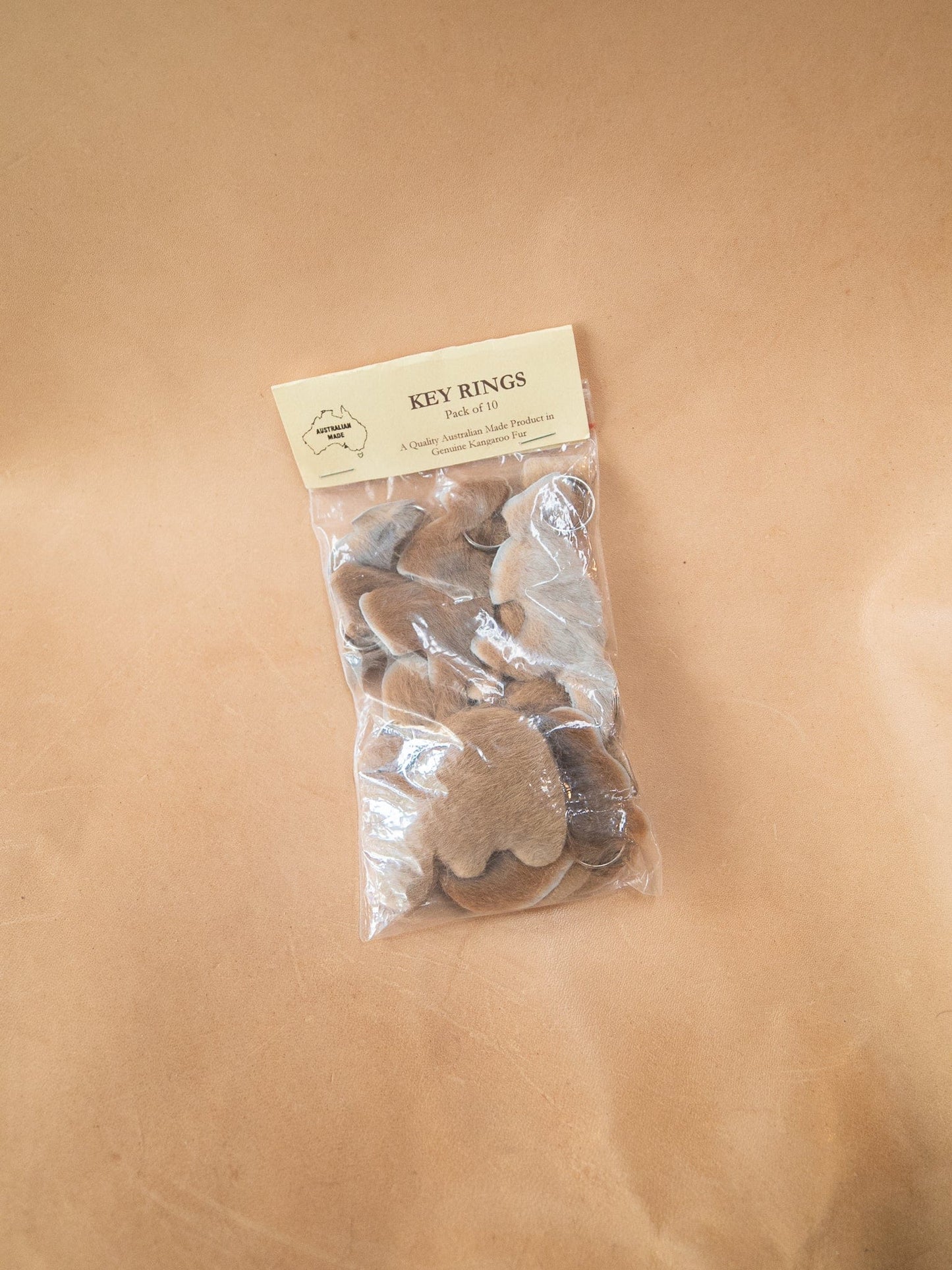 The Real McCaul Leathergoods Cuddles Koala Keyring Souvenir Australian Made Australian Owned