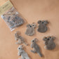The Real McCaul Leathergoods Cuddles Koala Keyring Souvenir Australian Made Australian Owned