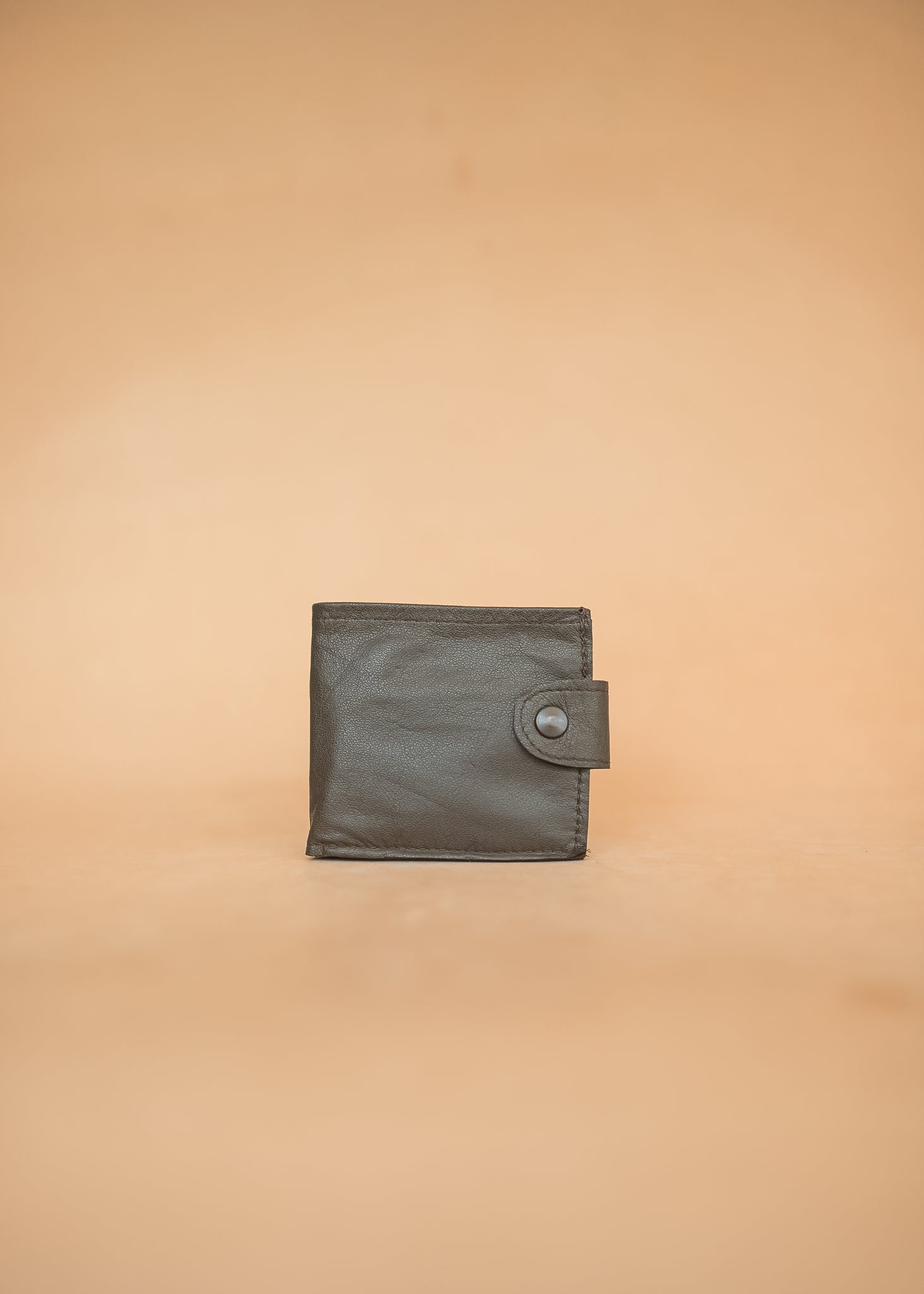 The Real McCaul Leathergoods Dark Brown Bifold Wallet With Coin Zip - Cowhide Australian Made Australian Owned Bifold Wallet With Coin Zip - Cowhide