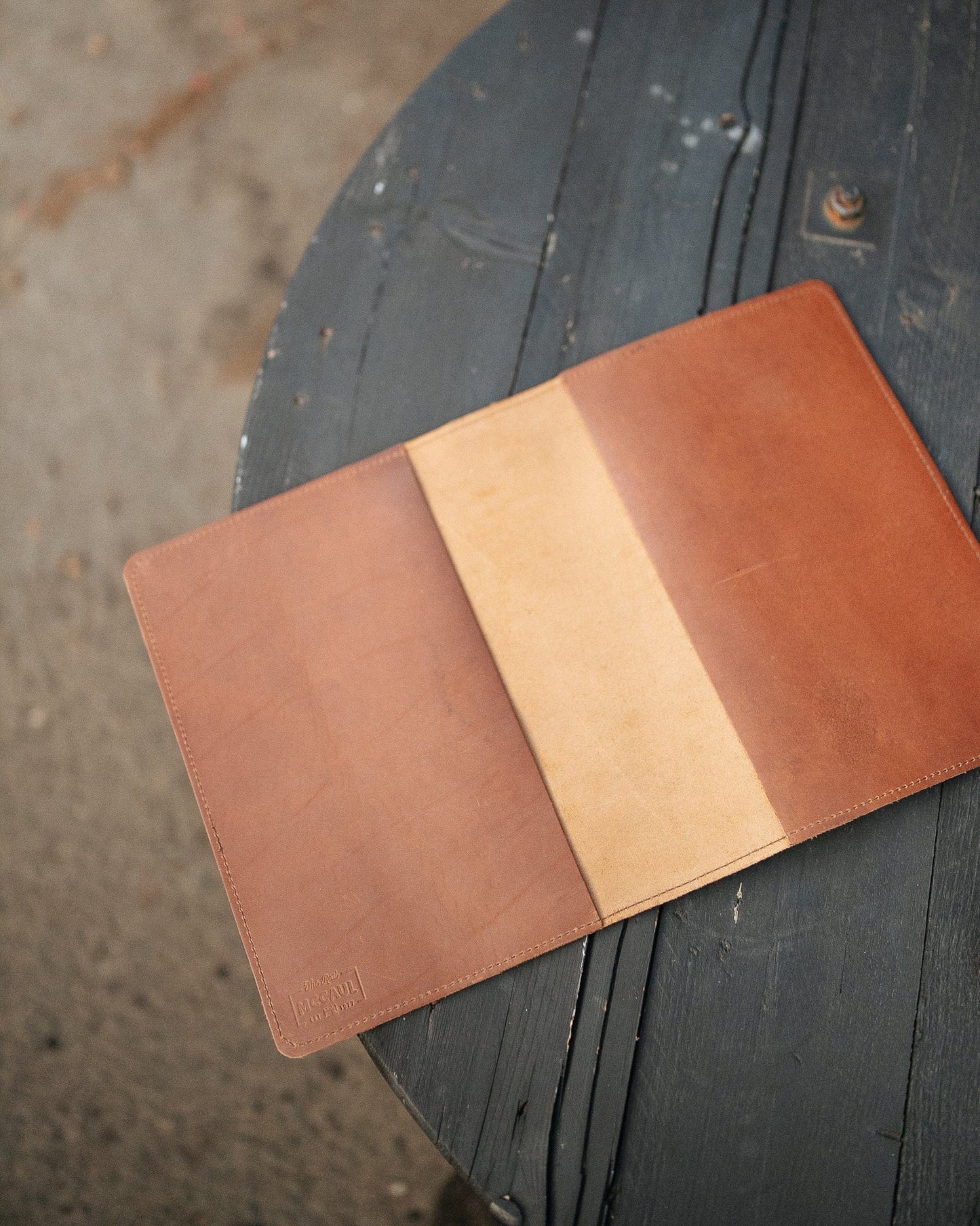 The Real McCaul Leathergoods Diary/Journal/Log Book Cover Australian Made Australian Owned Leather Rustic Book/Diary Cover Australian Made