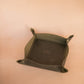 The Real McCaul Leathergoods Green / Mini Valet Tray Catch All Holder Australian Made Australian Owned Valet Tray Catch All Holder