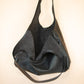 The Real McCaul Leathergoods Handbags Noosa Tote Sling Bag - Black - Cowhide Australian Made Australian Owned Slouch Tote Bag Leather Made In Australia 