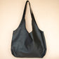 The Real McCaul Leathergoods Handbags Noosa Tote Sling Bag - Black - Cowhide Australian Made Australian Owned Slouch Tote Bag Leather Made In Australia 