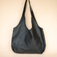 The Real McCaul Leathergoods Handbags Noosa Tote Sling Bag - Black - Cowhide Australian Made Australian Owned Slouch Tote Bag Leather Made In Australia 