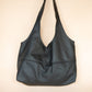 The Real McCaul Leathergoods Handbags Noosa Tote Sling Bag - Black - Cowhide Australian Made Australian Owned Slouch Tote Bag Leather Made In Australia 