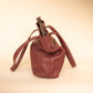 The Real McCaul Leathergoods Handbags The Michelle Handbag - Burgundy Australian Made Australian Owned Leather Women's HandBag Australian Made