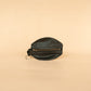 The Real McCaul Leathergoods Keyring Black One Zip Key & Coin Pouch - Kangaroo Australian Made Australian Owned Double Sided Key & Coin Pouch- MADE IN AUSTRALIA - Genuine Leather