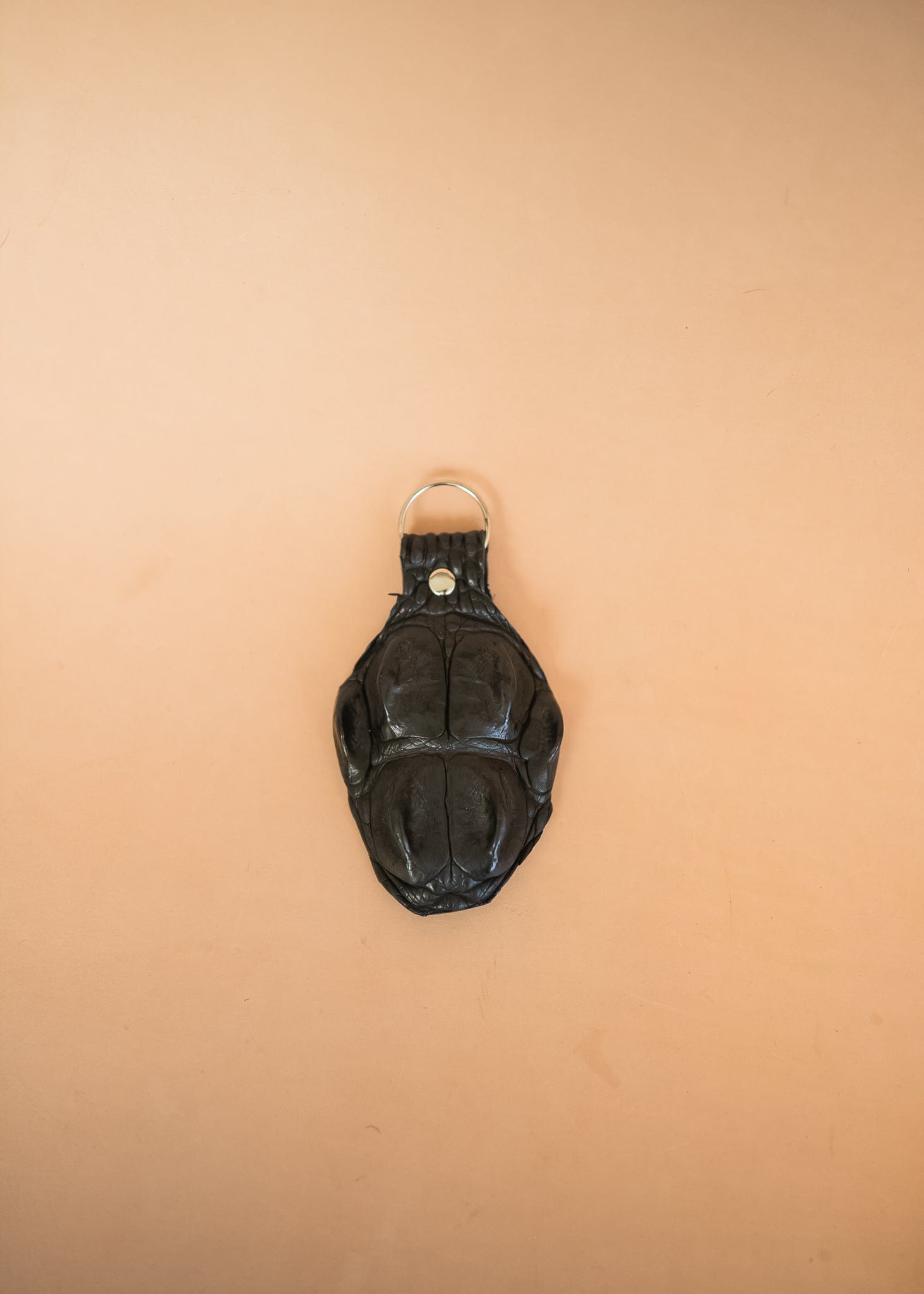 The Real McCaul Leathergoods Keyring Crocodile Crown Keyring Australian Made Australian Owned Crocodile Key Fob Holder Belt Hook Made In Australia