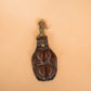 The Real McCaul Leathergoods Keyring Crocodile Crown Keyring Australian Made Australian Owned Leather Key Fob Holder Belt Hook Made In Australia