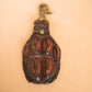 The Real McCaul Leathergoods Keyring Crocodile Crown Keyring Australian Made Australian Owned Leather Key Fob Holder Belt Hook Made In Australia