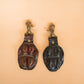 The Real McCaul Leathergoods Keyring Crocodile Crown Keyring Australian Made Australian Owned Leather Key Fob Holder Belt Hook Made In Australia