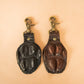 The Real McCaul Leathergoods Keyring Crocodile Crown Keyring Australian Made Australian Owned Leather Key Fob Holder Belt Hook Made In Australia